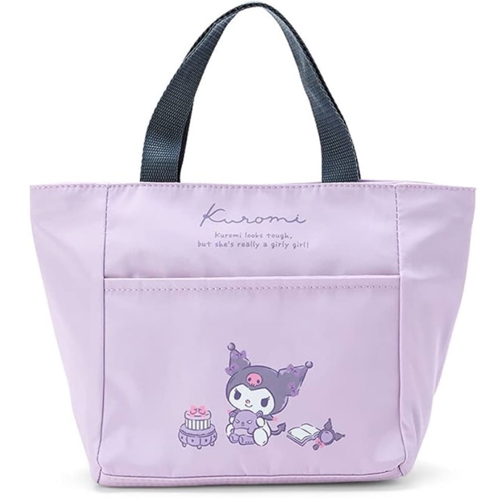 ✅Sanrio KUROMI Insulated Zipper Lunch Bag